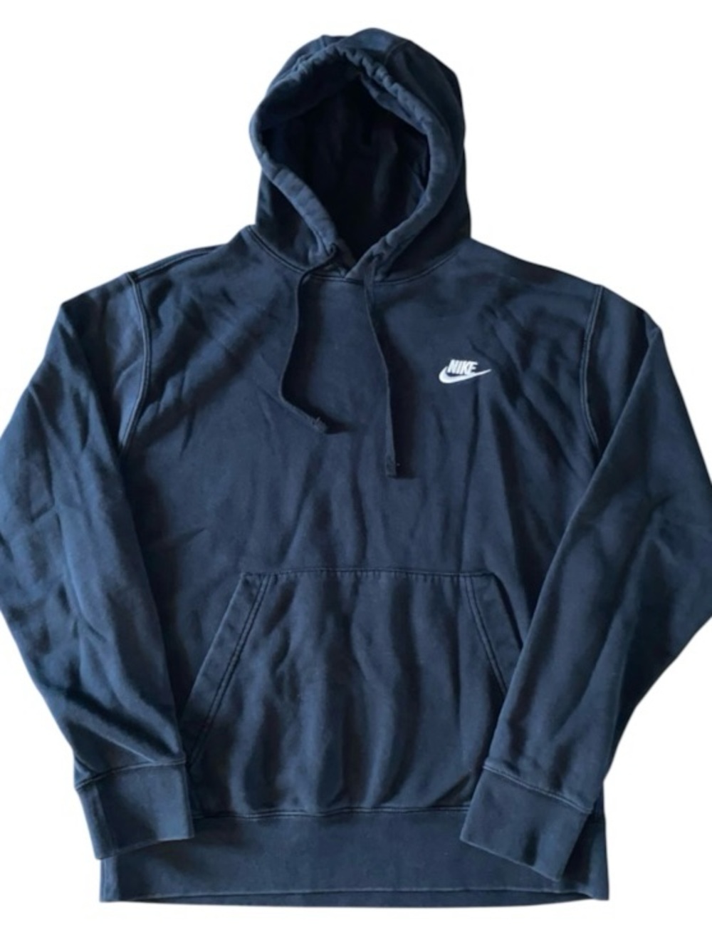 Nike Pullover Hoodie Black Sweatshirt Adult Mens Size Medium (V-2)